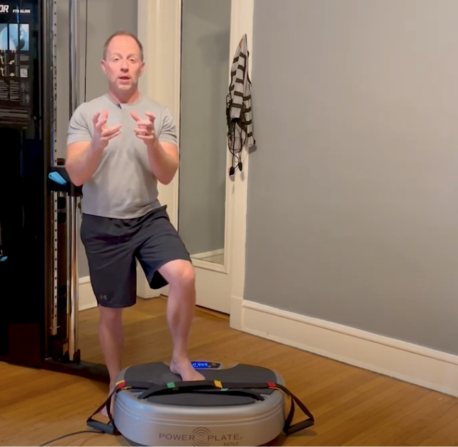 Power plate online stretches