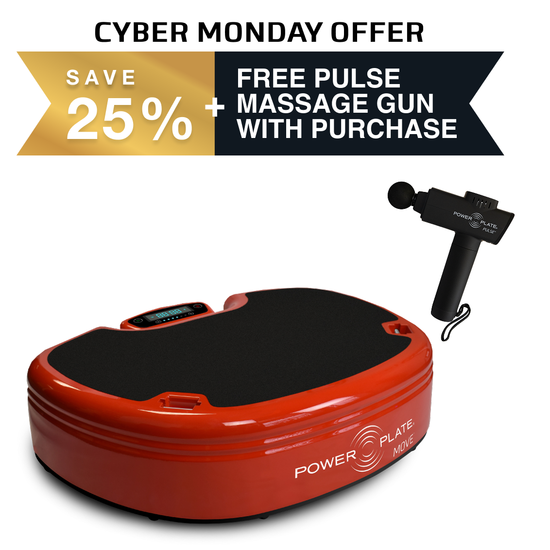 Power Plate® MOVE™ + FREE Massage Gun