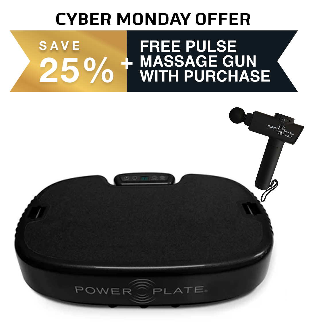 Personal Power Plate® + FREE Massage Gun