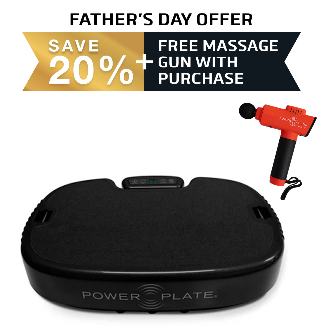 Personal Power Plate® + FREE Massage Gun