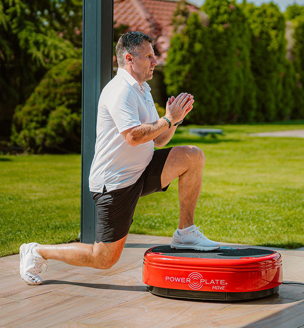 Outdoor Power Plate exercise